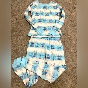 Disney Stitch Size 10 Girls Pajama Set